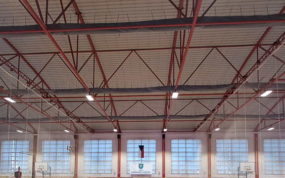 Výměna osvětlení sportovní haly a sokolovny