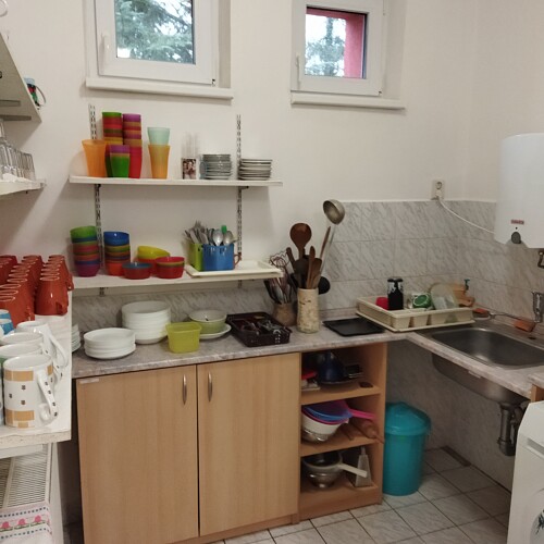 Kuchyňka před